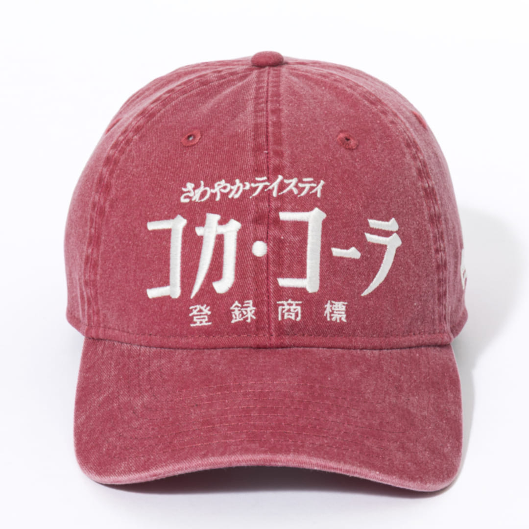 NEWERA 9TWENTY Coca-Cola コカ･コーラ アシッドウォッシュ レッド