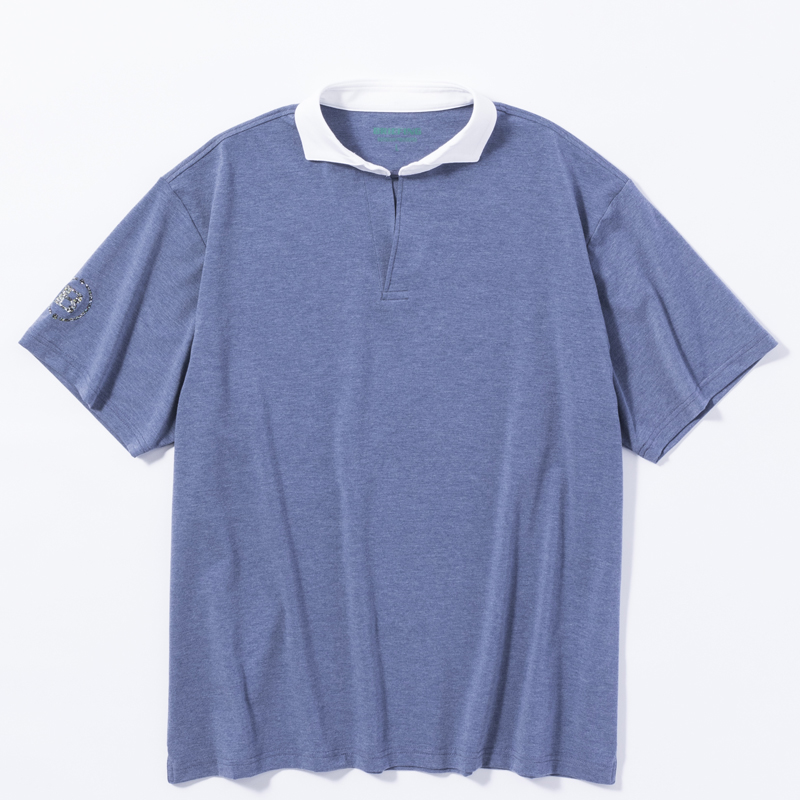 【GO/LOOK!限定販売】BRIEFING MENS EARTH SKIPPER SHIRT ブルー