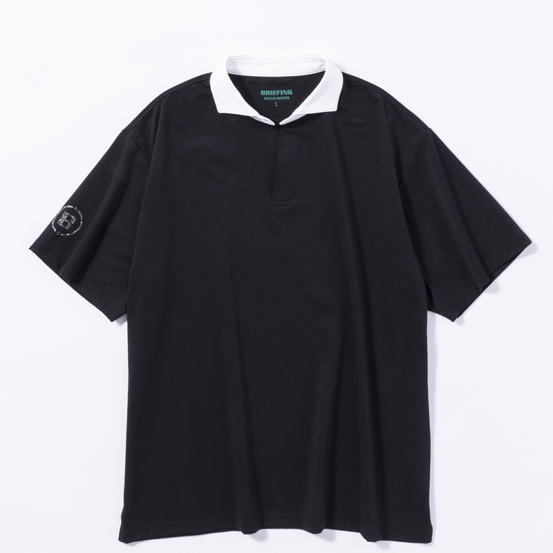 【GO/LOOK!限定販売】BRIEFING MENS EARTH SKIPPER SHIRT ブラック