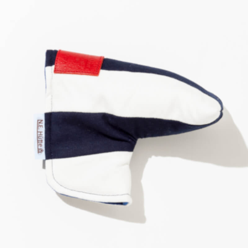 Go Look ゴルック N E Hutte 帆布キャンパスボーダー柄パターカバー ピン型用