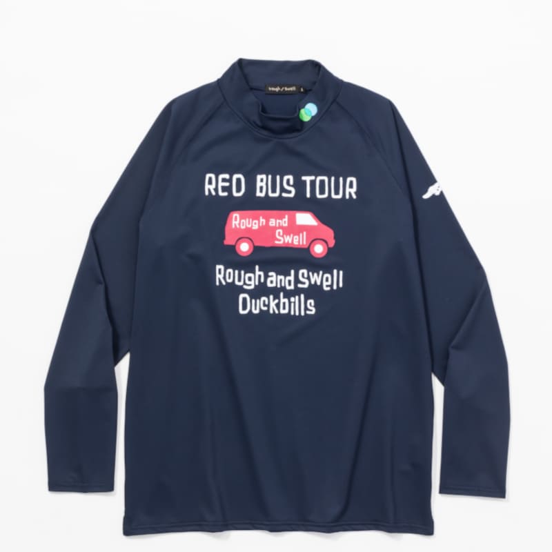 rough & swell RED BUS TOUR MOCK L.S. ネイビー / レッドバスツアーモック