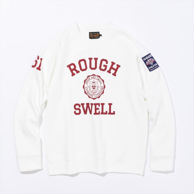 【for WOMEN】rough & swell HARVARD SWEAT ホワイト