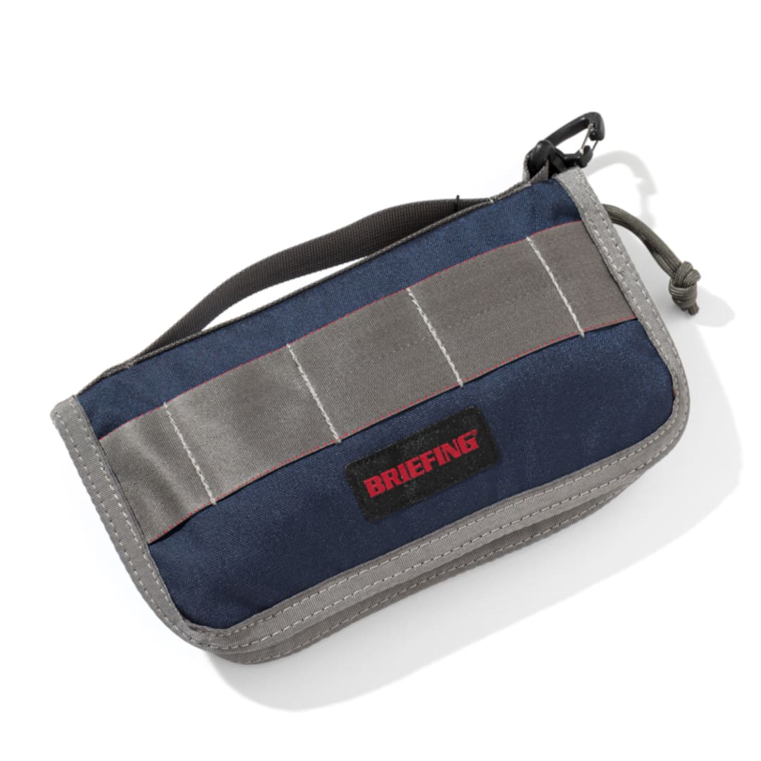 【GO/LOOK!限定販売】BRIEFING コンプリート・ポーチ / NAVY×GRAY