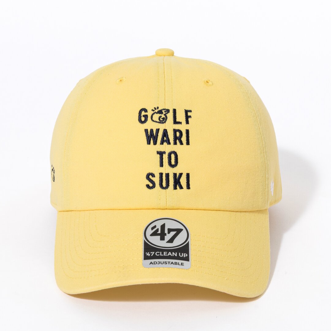 Kuchibue Golf Gentlemen GOLF WARI TO SUKI キャップ イエロー【GO/LOOK!限定販売】