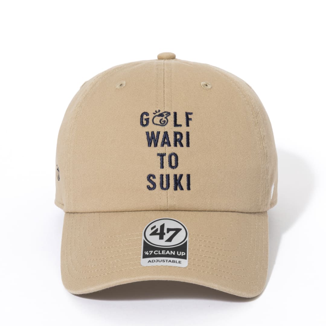 Kuchibue golf gentlemen GOLF WARI TO SUKI キャップ カーキ