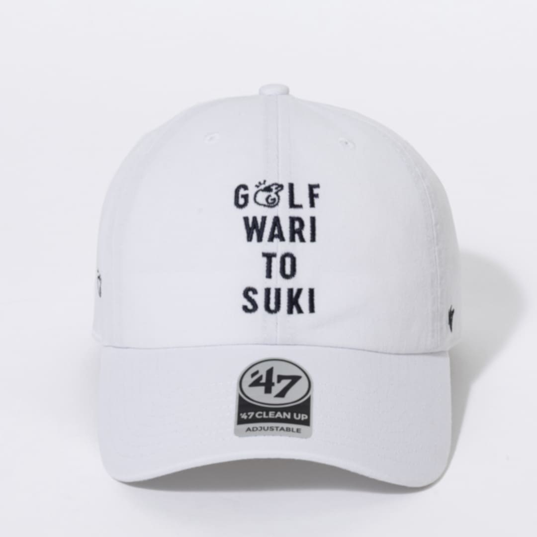 Kuchibue Golf Gentlemen GOLF WARI TO SUKI キャップ ホワイト