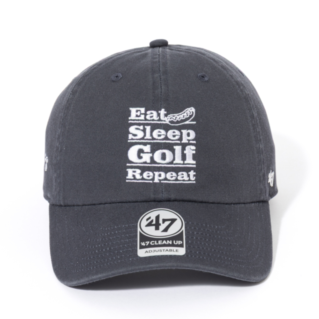 Kuchibue Golf Gentleman リピート・キャップ ヴィンテージネイビー×ホワイト【GO/LOOK!限定販売】