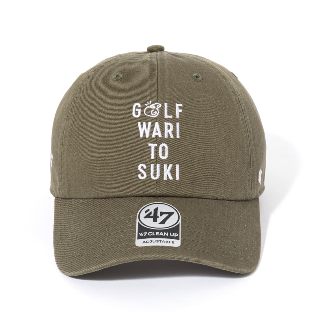 Kuchibue Golf Gentlemen GOLF WARI TO SUKI キャップ カーキ【GO/LOOK!限定販売】