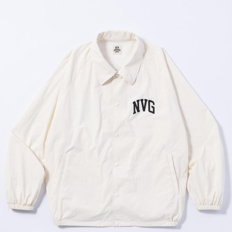 NEW VINTAGE GOLF Strech Coach JK / OFF WHITE