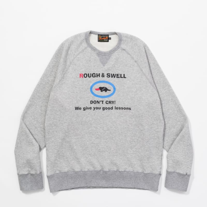 rough & swell LESSONS SWEAT グレー