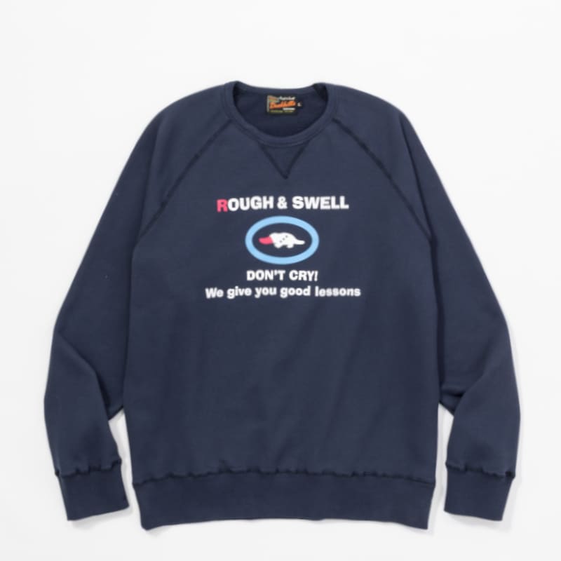 rough & swell LESSONS SWEAT ネイビー