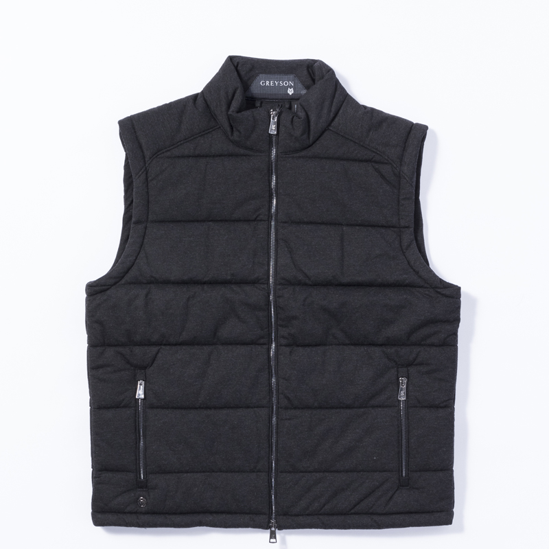 GREYSON EOS LUXE VEST / DARK GREY HEATHER