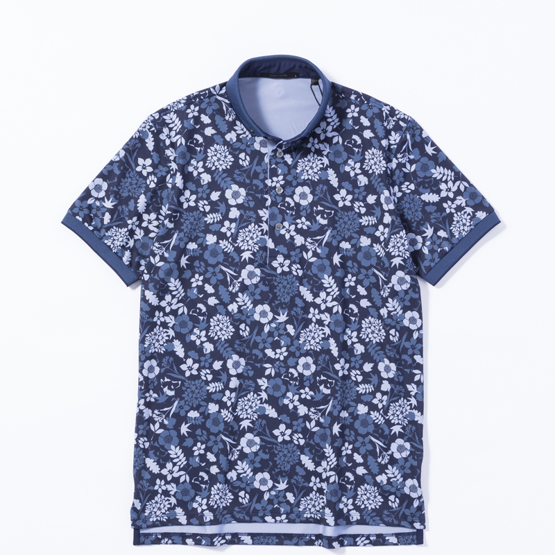 GREYSON WILD FLOWER POLO/MALTESE BLUE