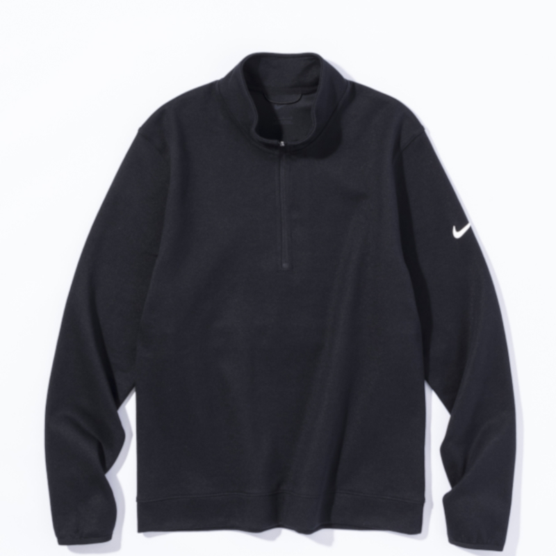 NIKE ツアーハーフジップゴルフトップ L/S ブラック