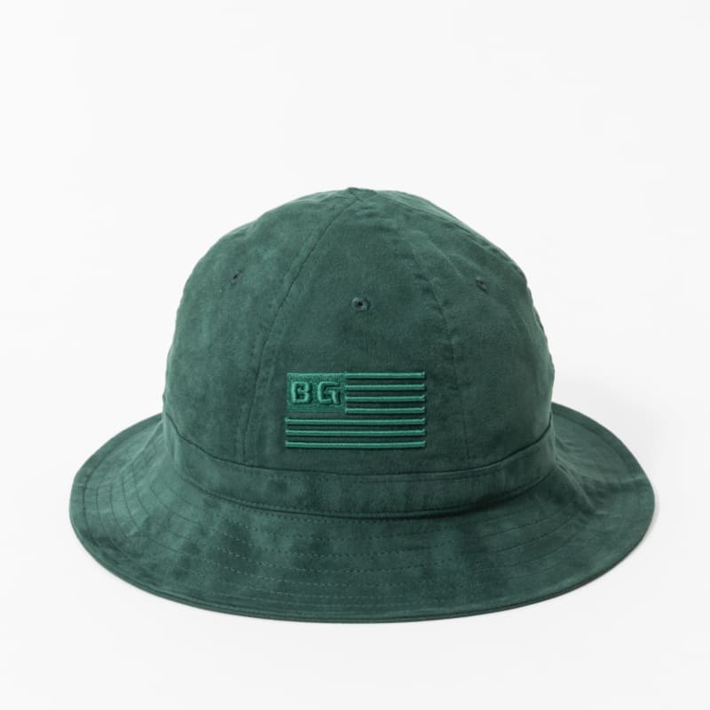 BRIEFING SUEDE BELL HAT グリーン