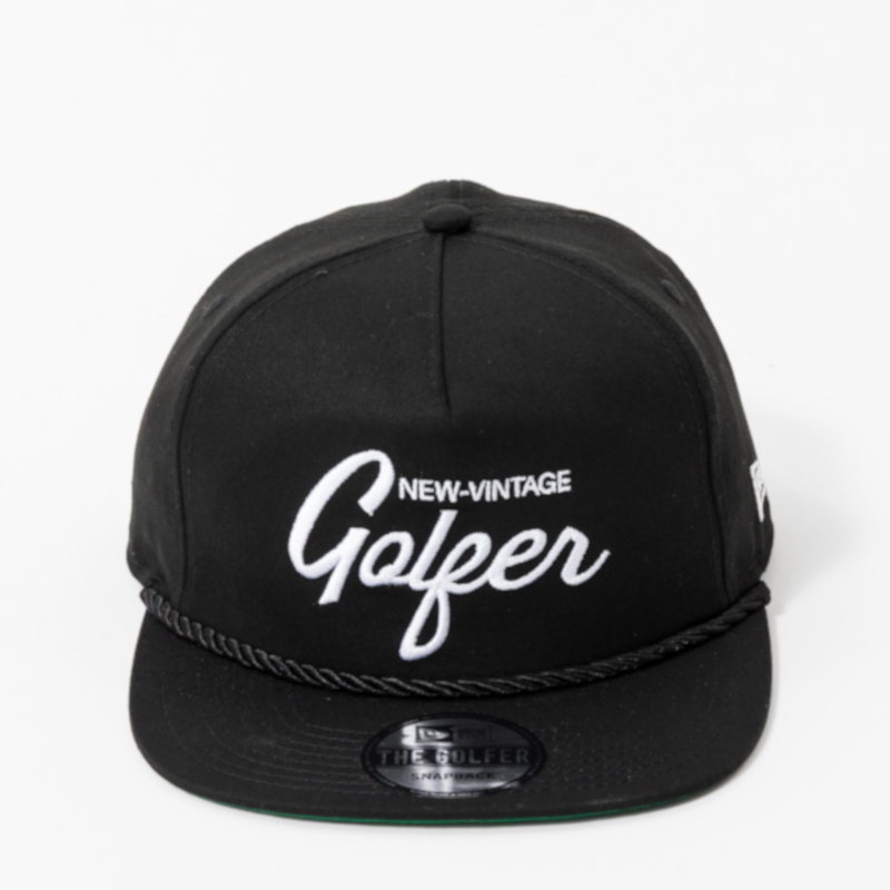 NEW VINTAGE GOLF×NEWERA GOLFER CAP ブラック