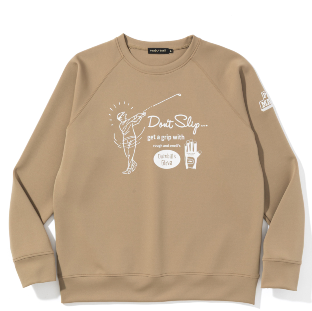 rough & swell DON’T SLIP SWEAT ベージュ