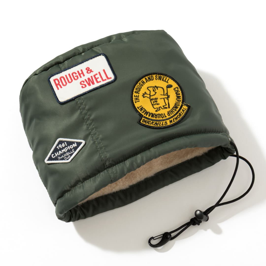 rough & swell PATCH IRON COVER オリーブ