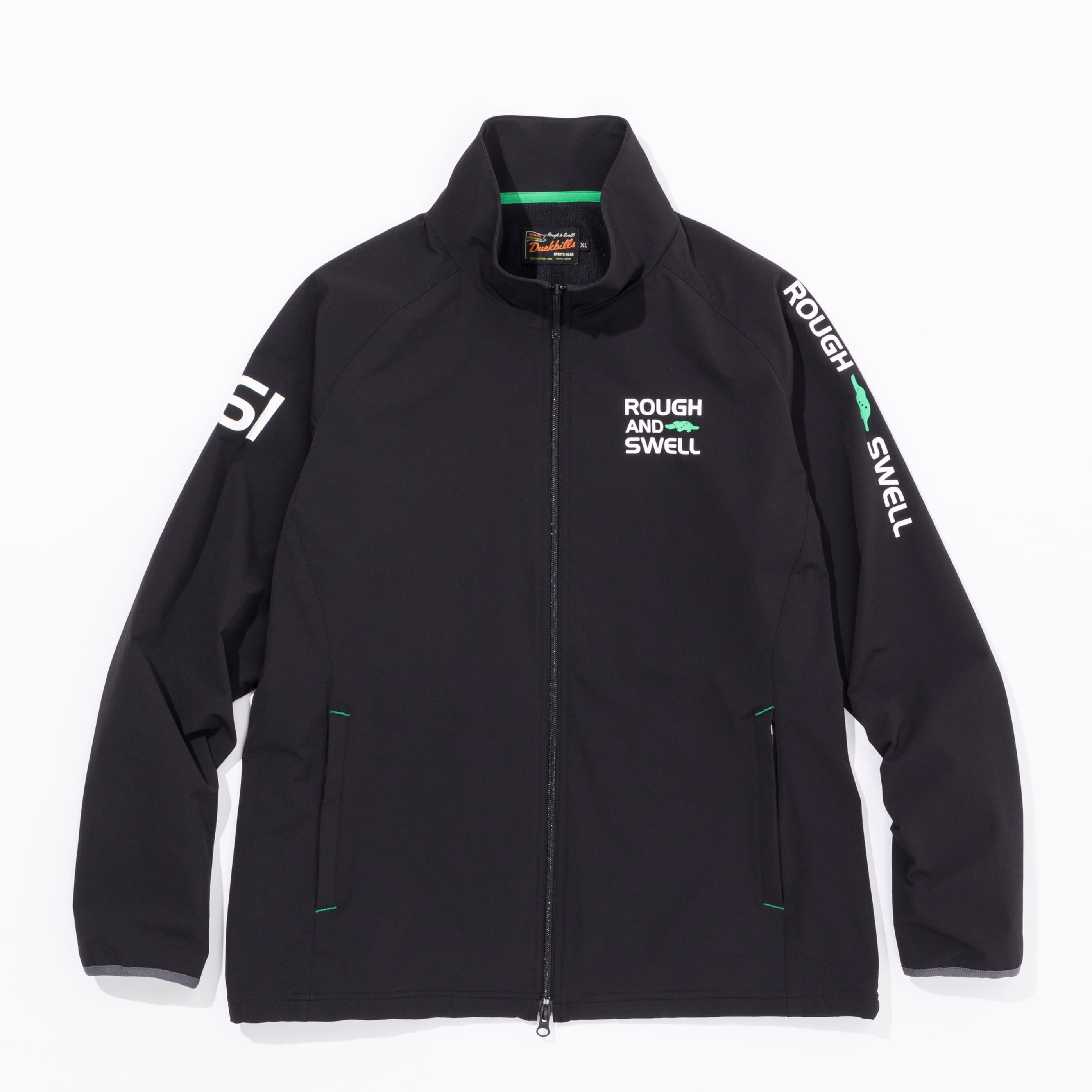 rough & swell RONALD TRACK TOP ブラック
