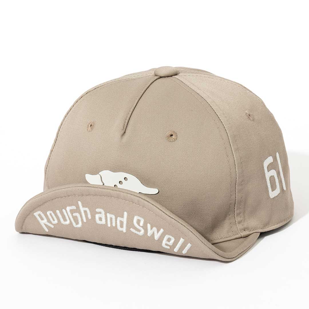 rough & swell RASCAL CAP ベージュ