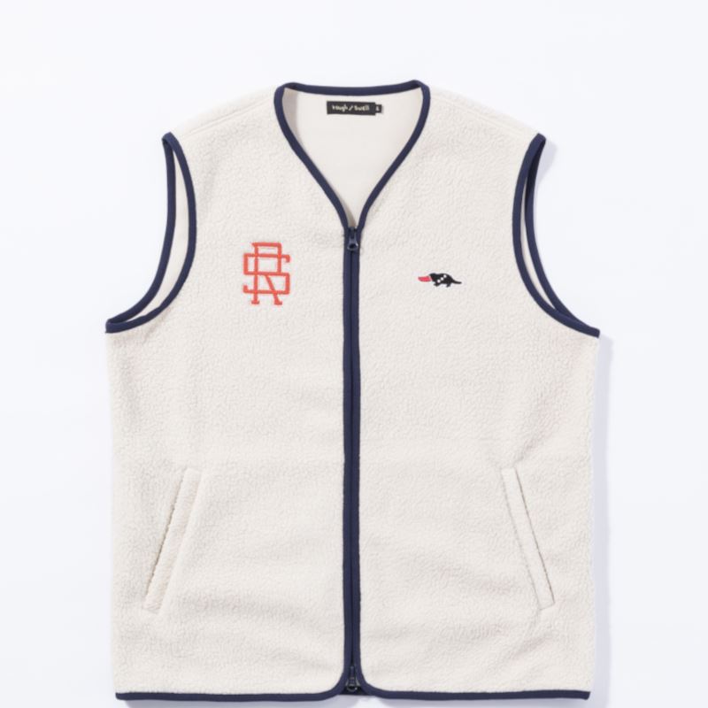 rough & swell PITTSBURGH VEST アイボリー