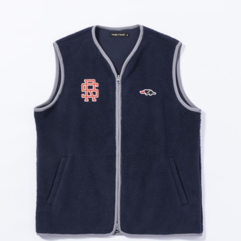 rough & swell PITTSBURGH VEST ネイビー