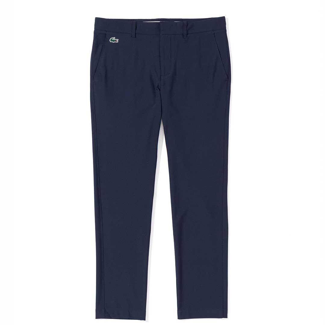 LACOSTE ウルトラドライスリムフィットゴルフパンツ ネイビーブルー