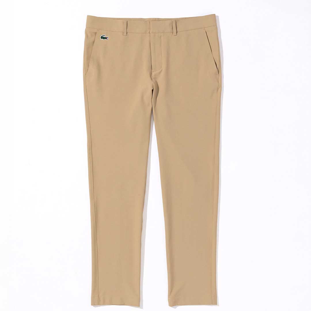 LACOSTE ウルトラドライスリムフィットゴルフパンツ ベージュ