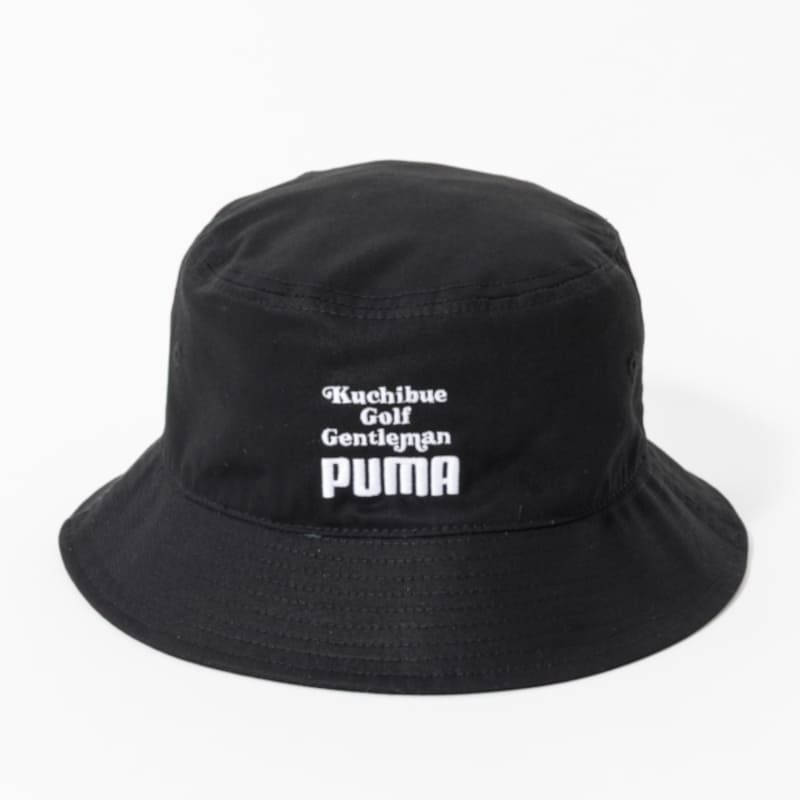 PUMA×Kuchibue Golf Gentleman バケットハット ブラック【GO/LOOK!限定販売】