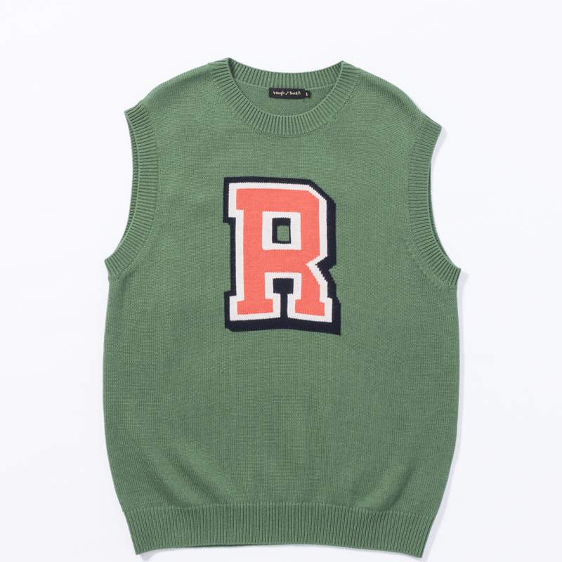 rough & swell BIG R VEST グリーン