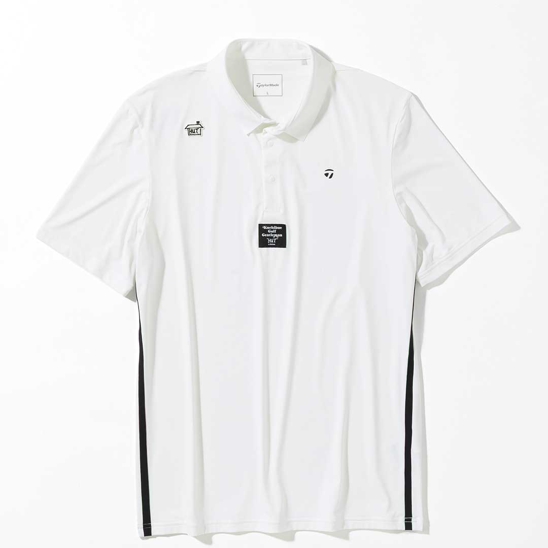 TaylorMade×Kuchibue Golf Gentleman the HUT edition ポロシャツ ホワイト【GO/LOOK!限定販売】