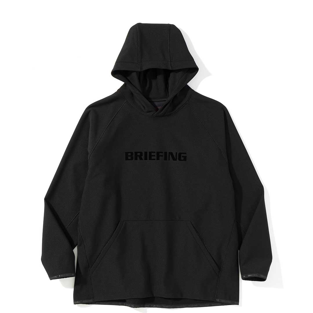 BRIEFING LOGO HOODIE ブラック