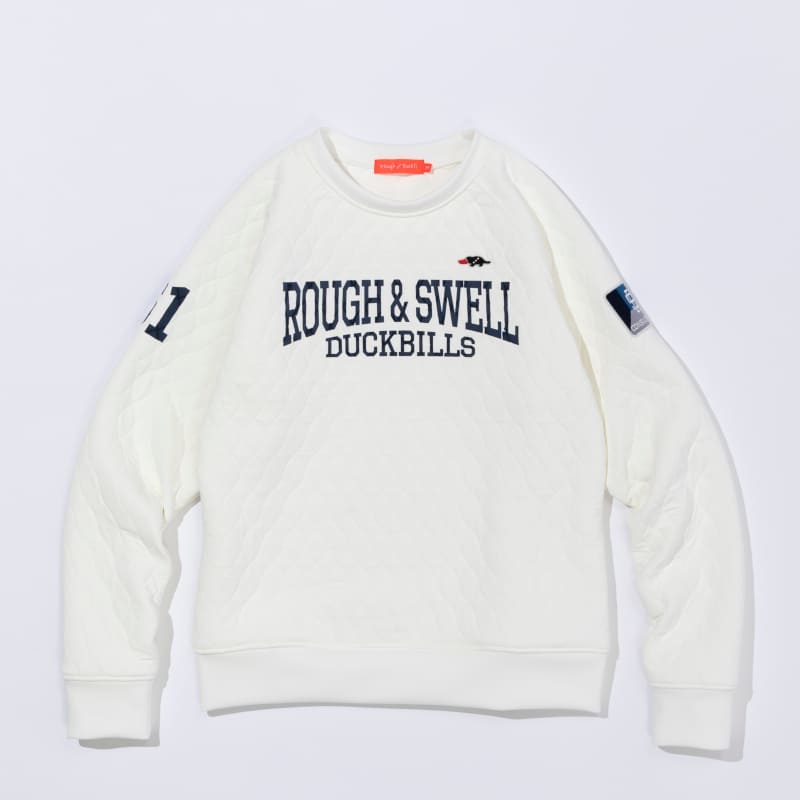 【for WOMEN】rough & swell MEMPHIS SWEAT2 ホワイト
