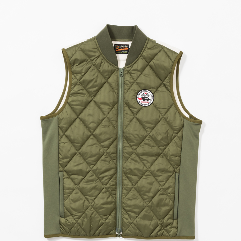 rough & swell DETROIT VEST オリーブ