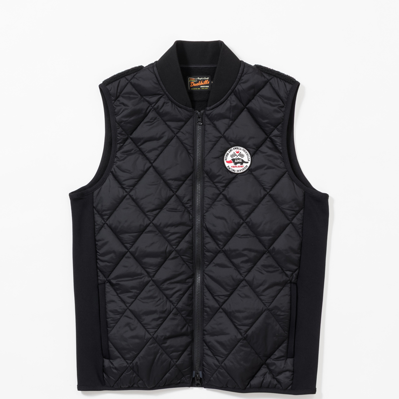 rough & swell DETROIT VEST ブラック