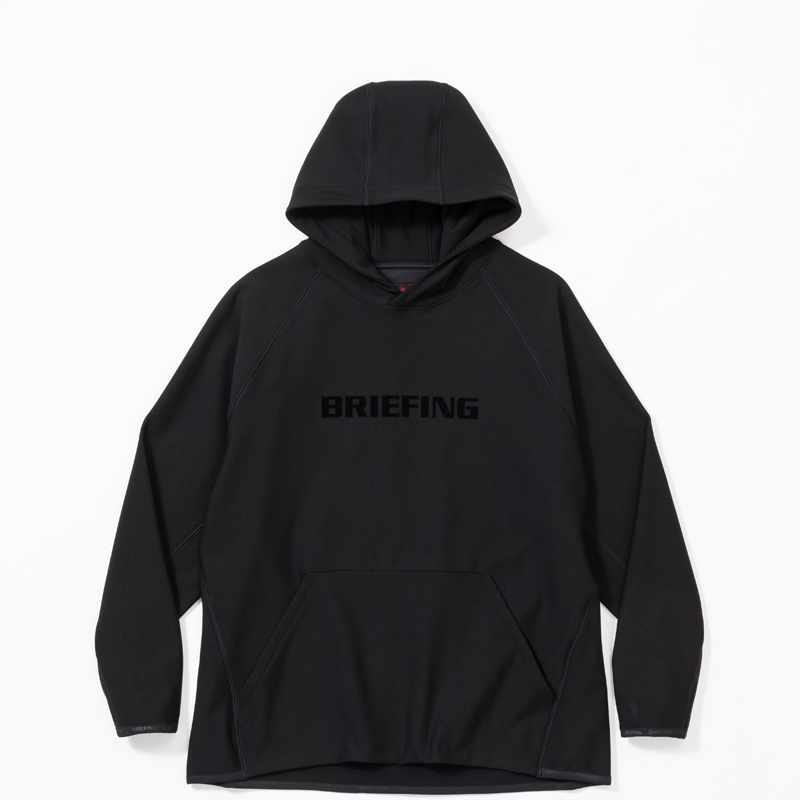 BRIEFING MENS LOGO HOODIE ブラック