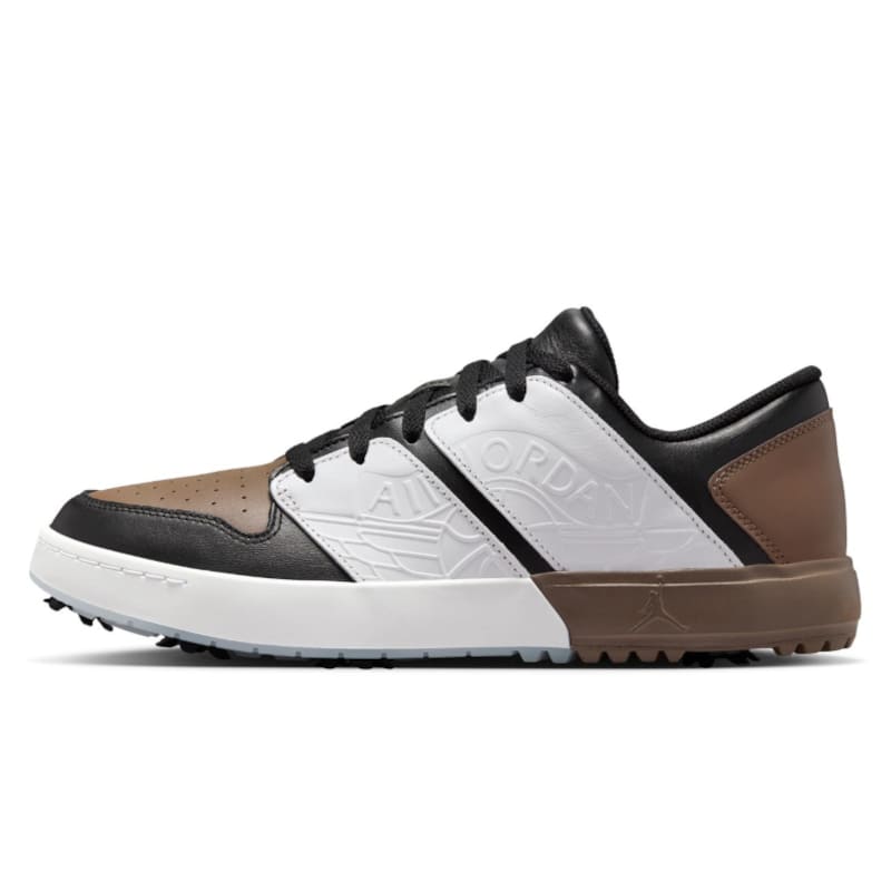 JORDAN BRAND  JORDAN NU RETRO 1 LOW G □ ブラック×ホワイト×ブラウン