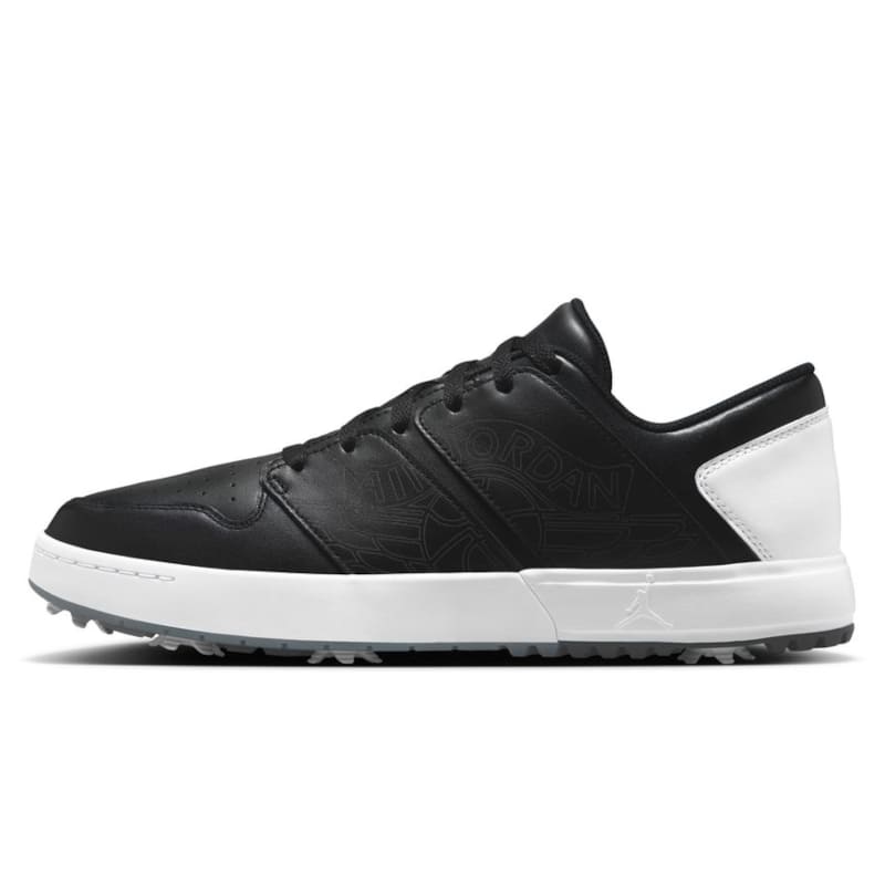 JORDAN BRAND  JORDAN NU RETRO 1 LOW G □ BLACK/WHITE