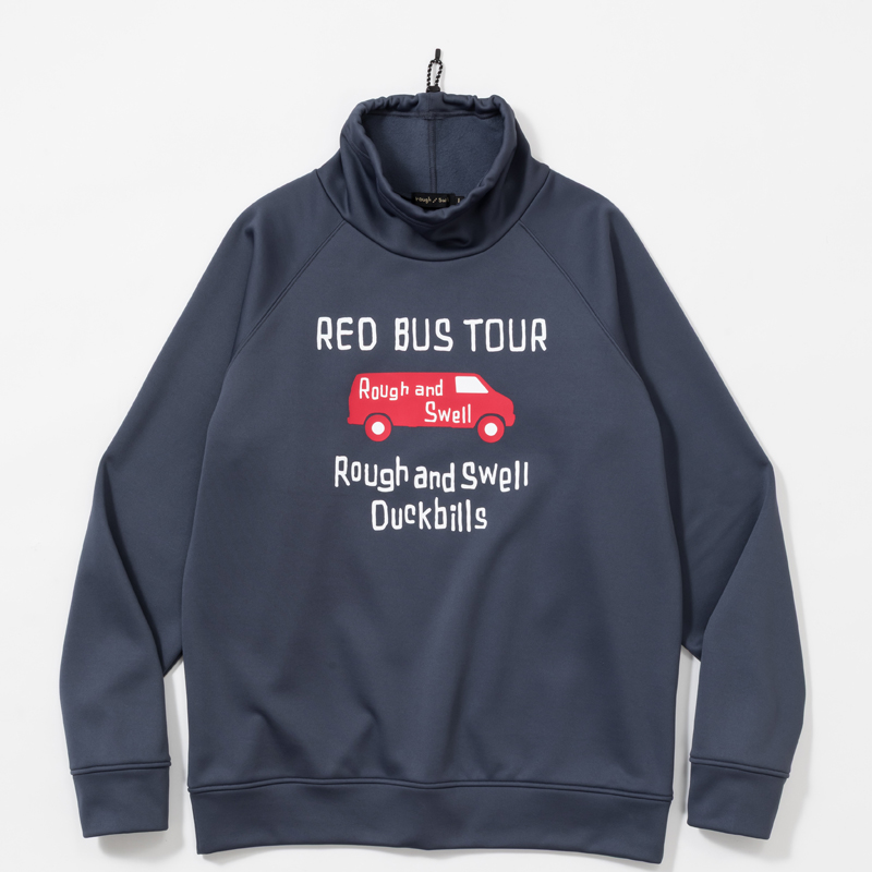 rough & swell REDBUS TOUR OFF TURTLE チャコール / レッドバスツアーオフタートル