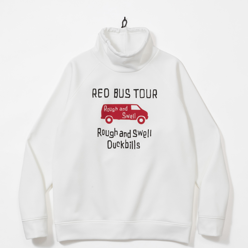 rough & swell RED BUS TOUR OFF TURTLE ホワイト / レッドバスツアーオフタートル