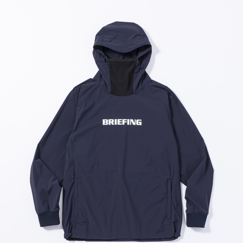 BRIEFING MENS WIND HOODIE ネイビー