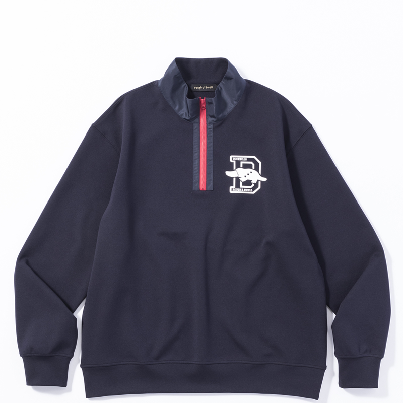 rough & swell BIG D ZIP SWEAT ネイビー