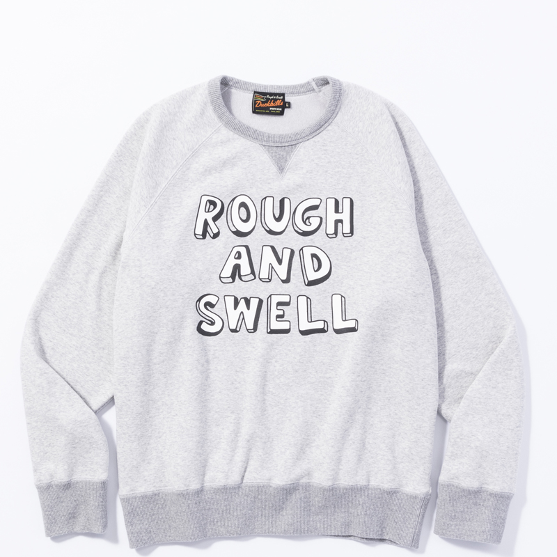 rough & swell FLUFFY SWEAT グレー