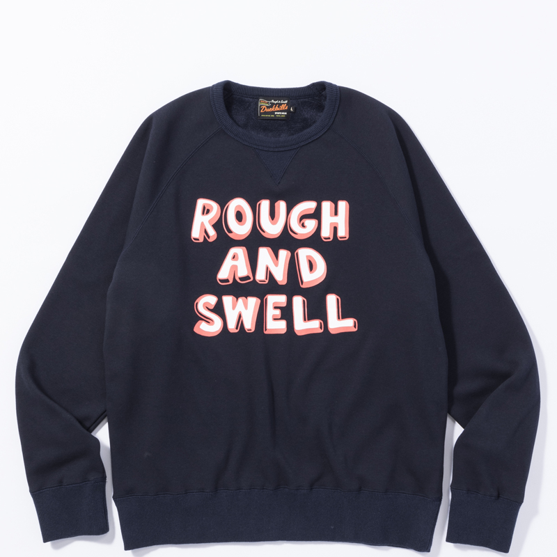 rough & swell FLUFFY SWEAT ネイビー