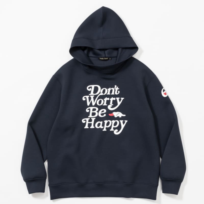 rough & swell DON'T WORRY HOODIE ネイビー