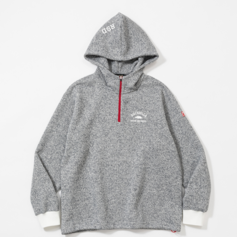 rough & swell PORTLAND ZIP HOODIE グレー / ポートランドジップフーディ