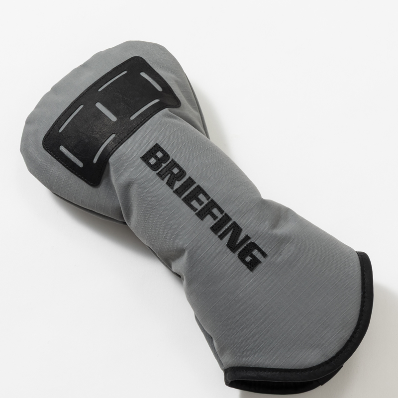 BRIEFING DRIVER COVER DL FD RIP / GRAY  ドライバーカバーダイニーマレザー