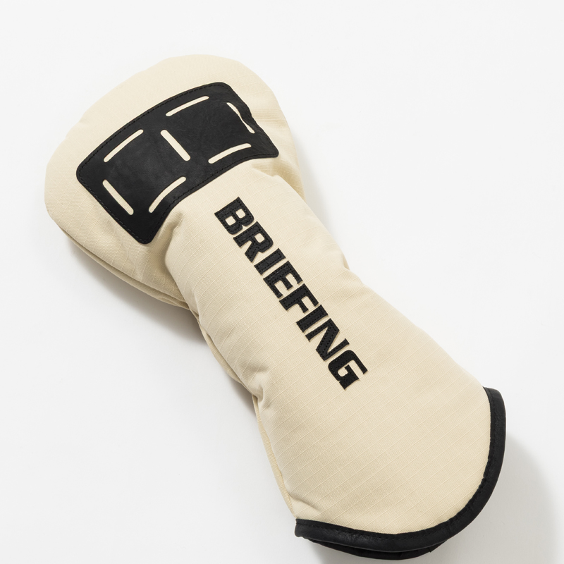 BRIEFING DRIVER COVER DL FD RIP / BEIGE  ドライバーカバーダイニーマレザー