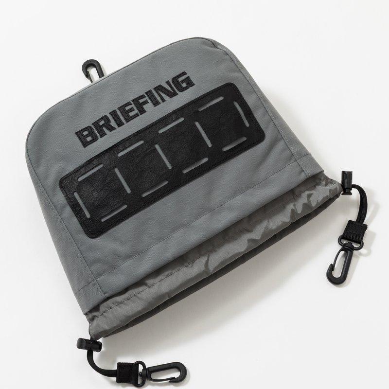 BRIEFING IRON COVER DL FD RIP / GRAY  アイアンカバーダイニーマレザー