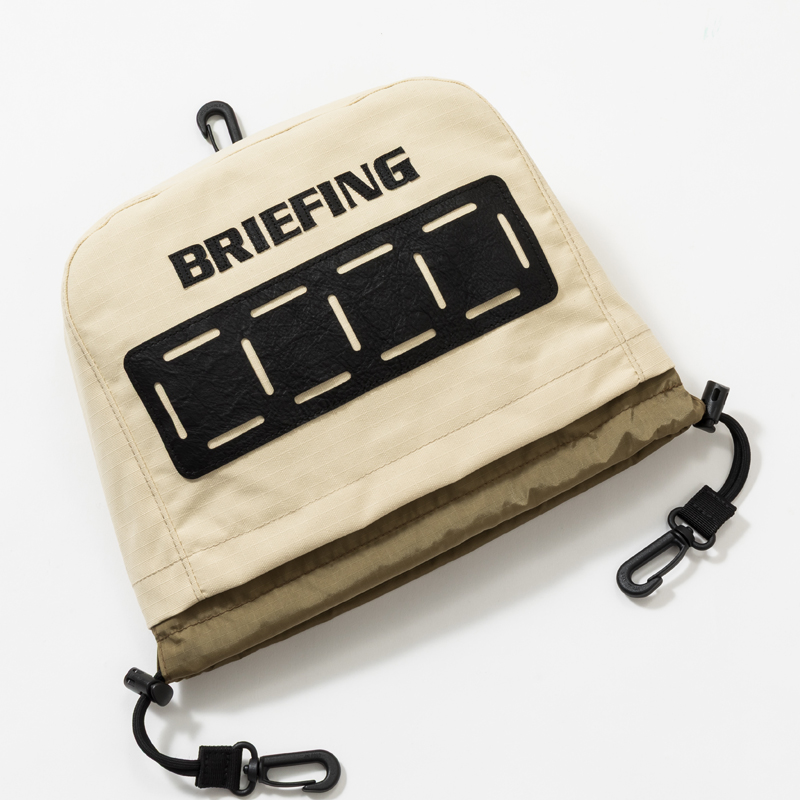 BRIEFING IRON COVER DL FD RIP / BEIGE  アイアンカバーダイニーマレザー